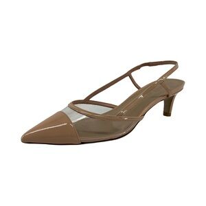 Elegant Tan Slingback Heels